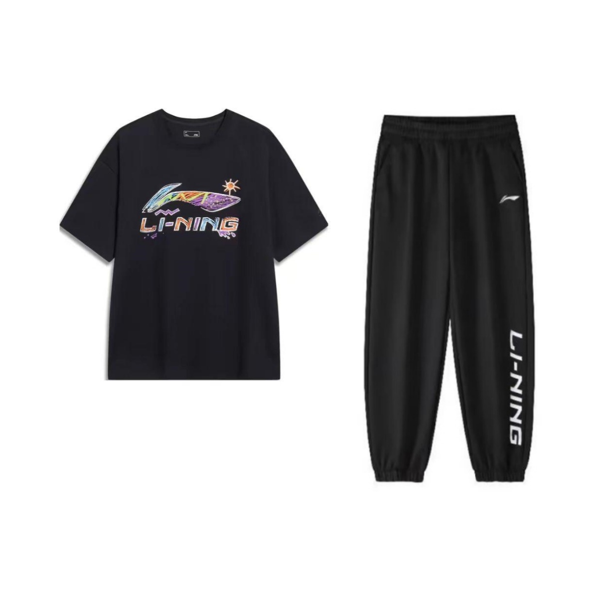Li Ning Casual Sportswear Unisex Black