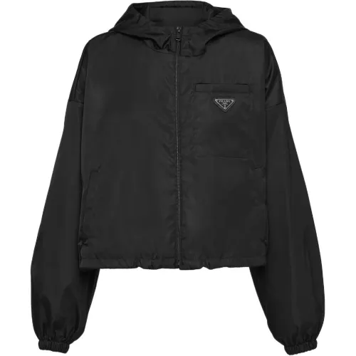 PRADA Re Nylon Jackets & Coats Women's Black