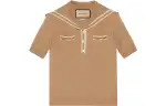 GUCCI Horsebit Knit Polo Shirt