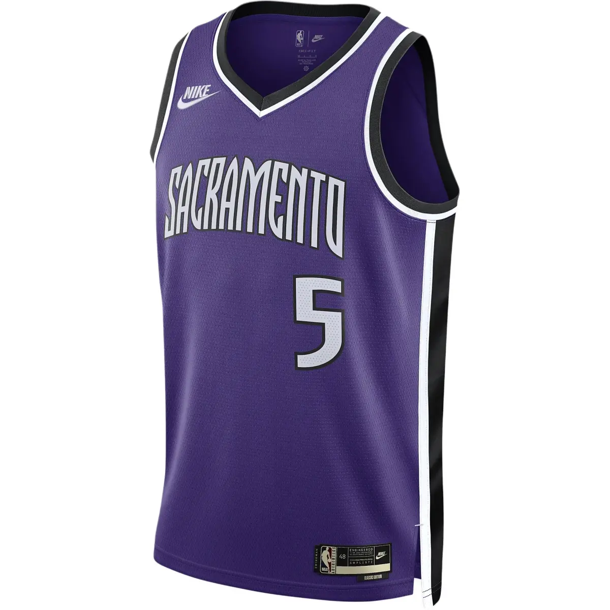 Nike De'Aaron Fox Sacramento Kings 2024/25 Hardwood Classics Men's Nike Dri FIT Nba Swingman Jersey