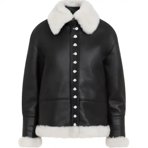 LOEWE Leather Shearling Jacket