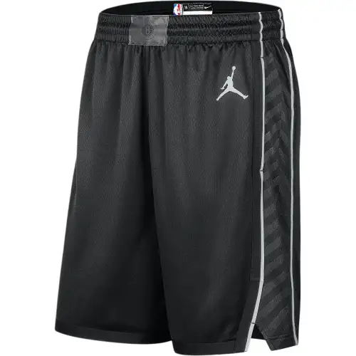 Jordan Brooklyn NetsStatement Edition Basketball Shorts Men's Black/Pure Platinum