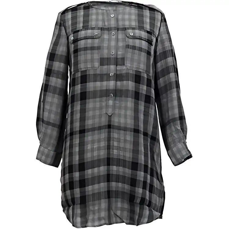 Burberry Shirts Women's Gray Crew Neck Moderate Other