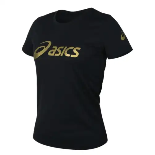 Asics Regular T Shirt Women's Black Gold