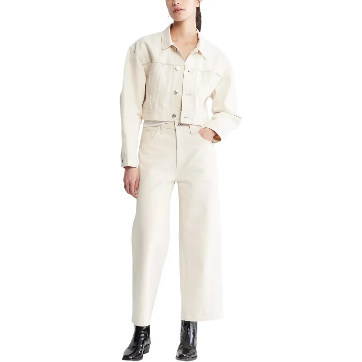 CALVIN KLEIN Jackets & Coats Women's White