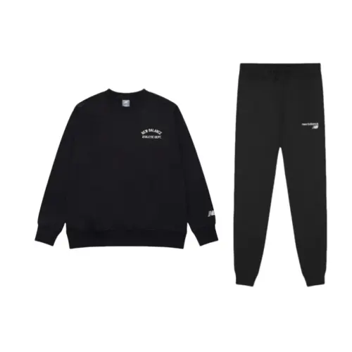 New Balance Sweatshirt Set Unisex Black