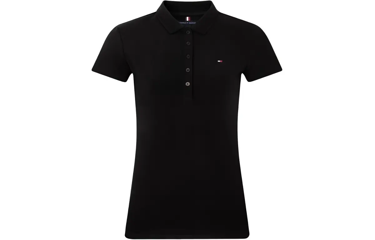 Tommy Hilfiger Polo Shirt Women's Black