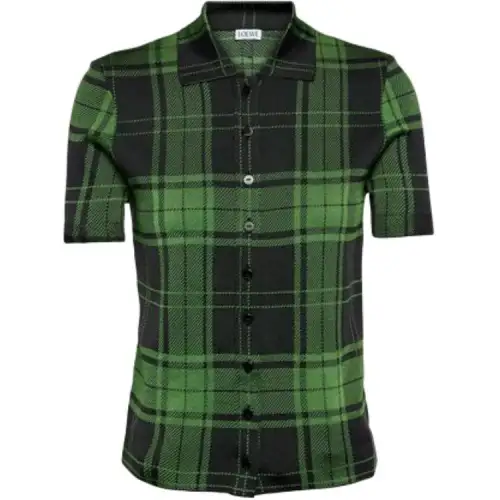 LOEWE Checked Polo Shirt