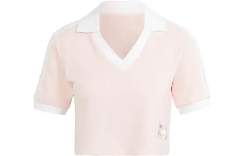 Adidas Originals Polo Shirt Japan Version Women's Ice Pink