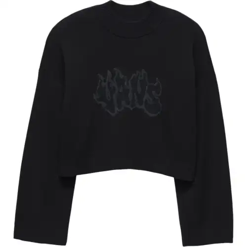 Vans Cammile Graphic Pullover Sweatshirt Knitwear Women's Black
