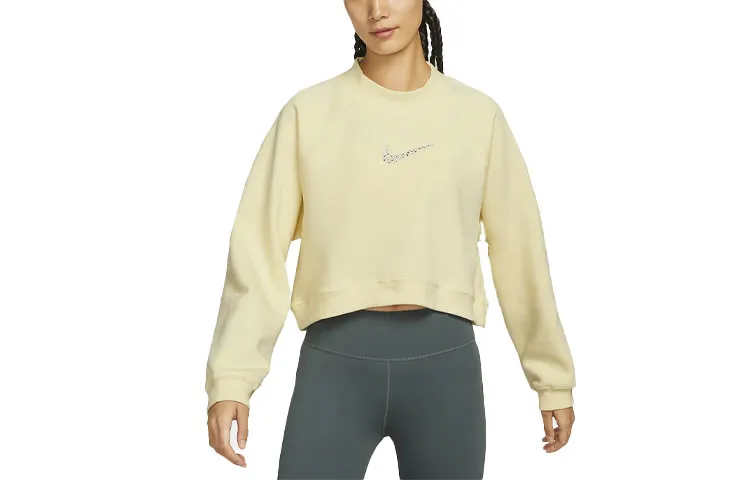 Nike Sweatshirts Women's Gypsum Crew Neck Moderate Straight Fit