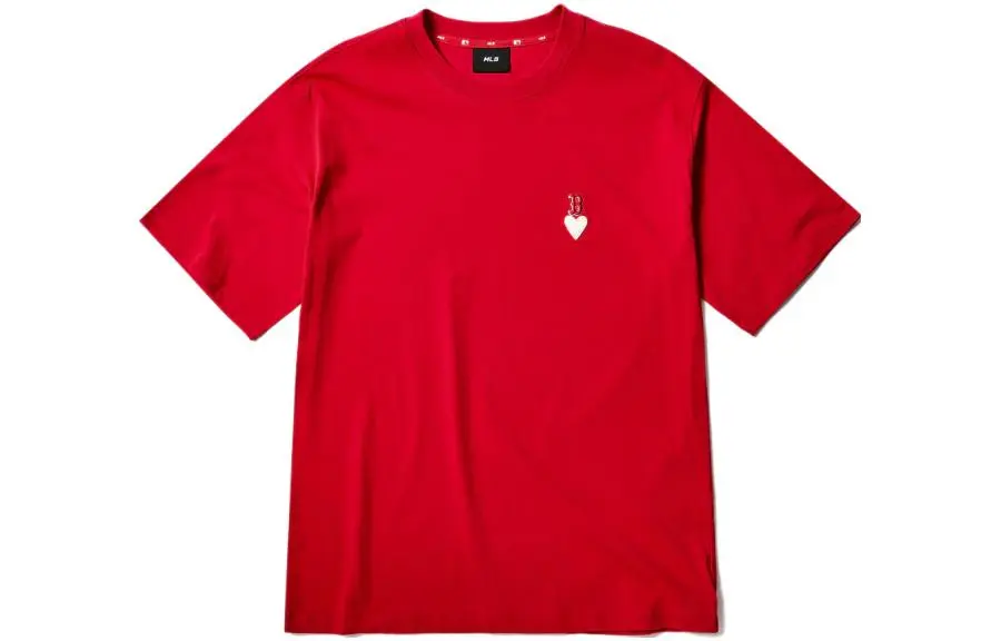 MLB Korea Heart T Shirt Women's Red