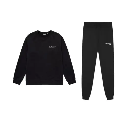 New Balance Sweatshirt Set Unisex Black