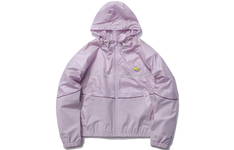Li Ning Sports Fashion Collection Jackets Women's Purple Hooded Moderate Other