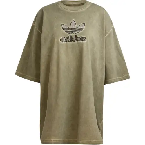Adidas Originals Adilenium Season 2 Washed Oversized Trefoil Tee Gender Neutral