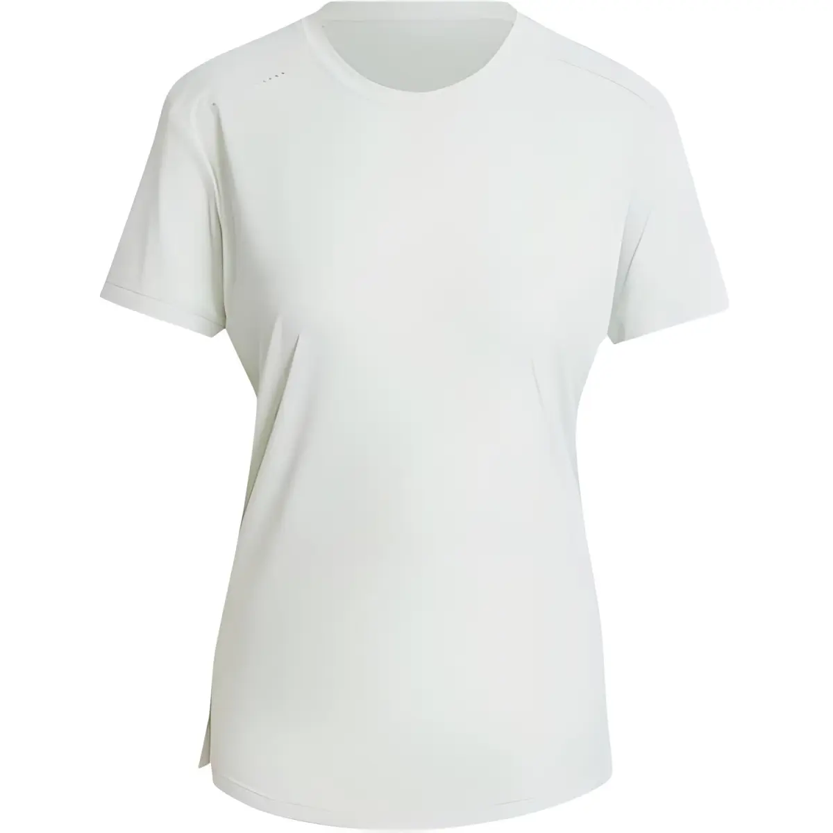Adidas T-Shirts Women's Green Crew Neck Moderate Straight Fit