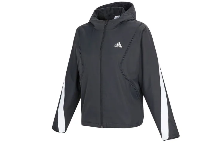 adidas Women's Sports Hooded Jacket Black