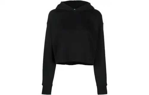 Adidas Originals Sweatshirts Women's Black Hooded Moderate Regular