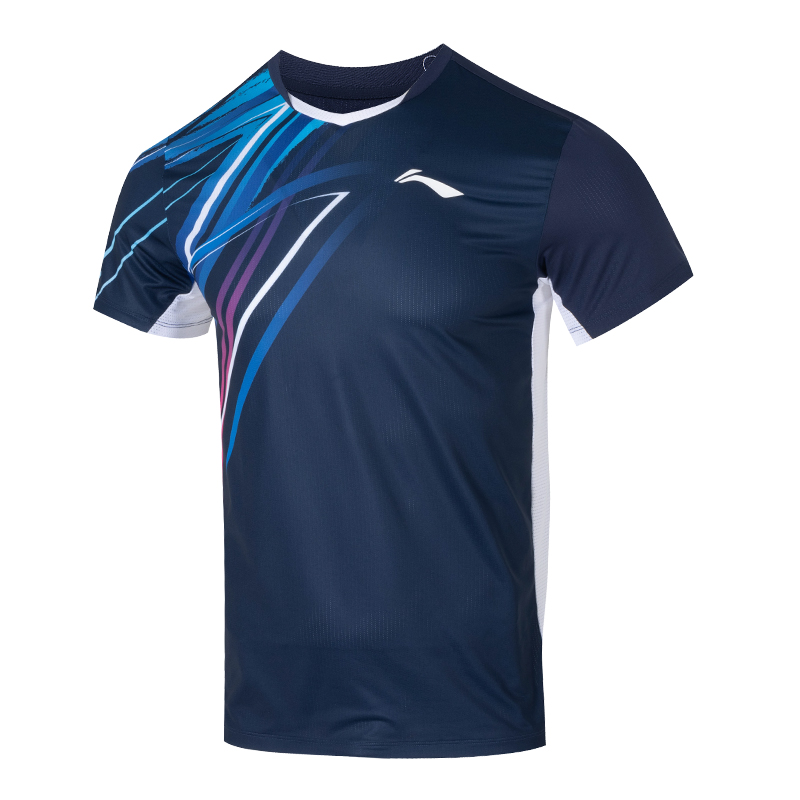 Li Ning Badminton Jersey Unisex Ink Blue