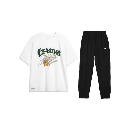 Li Ning Casual Sportswear Unisex Standard White