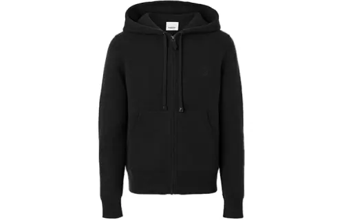 Burberry Jackets Women's Black Hooded Moderate Other