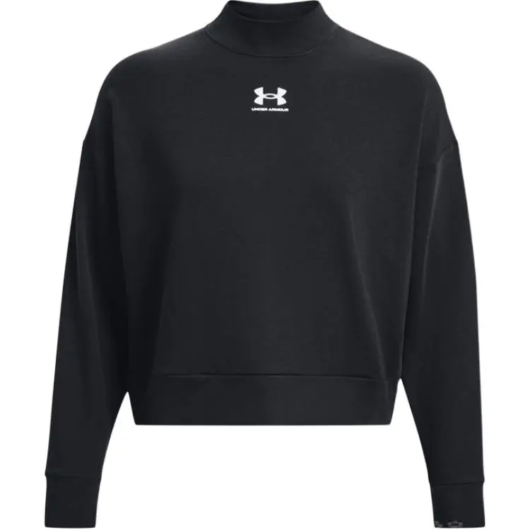 Under Armour Sweatshirts Women's Black Stand Collar Moderate Other