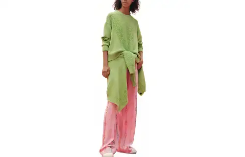HERMES SS23 Cashmere Sweater Women's Green