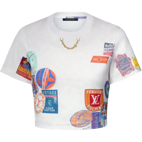 Lv Mahina Patch Print Crop Top