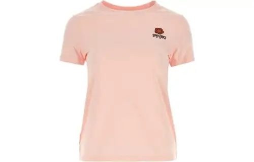 KENZO Logo Embroidered Crewneck T-Shirt