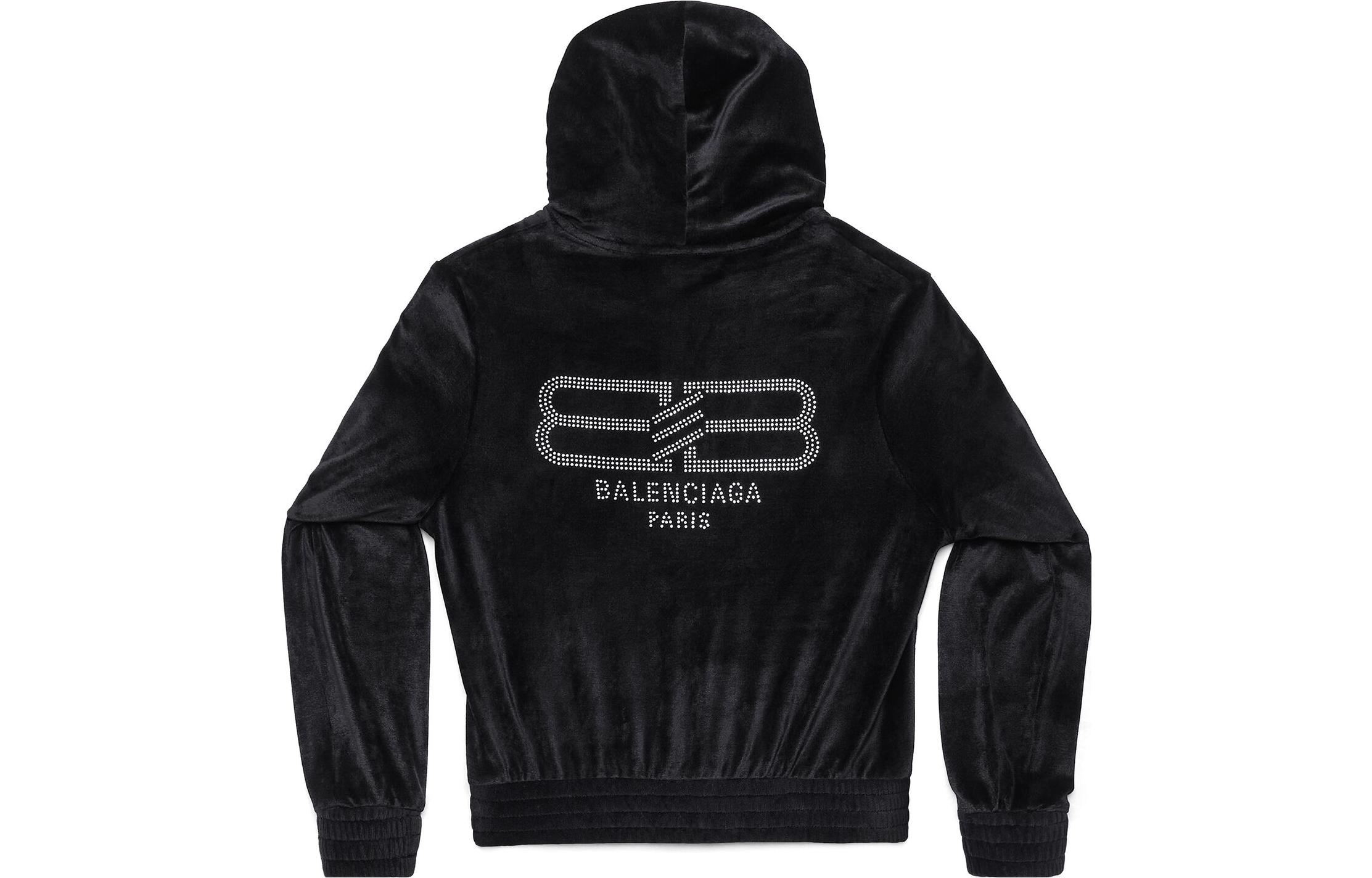 Женское худи Balenciaga (черное)