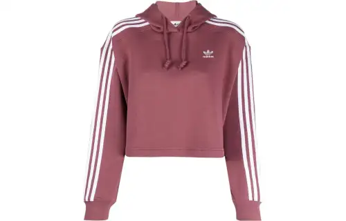 adidas Cropped Drawstring Hoodie