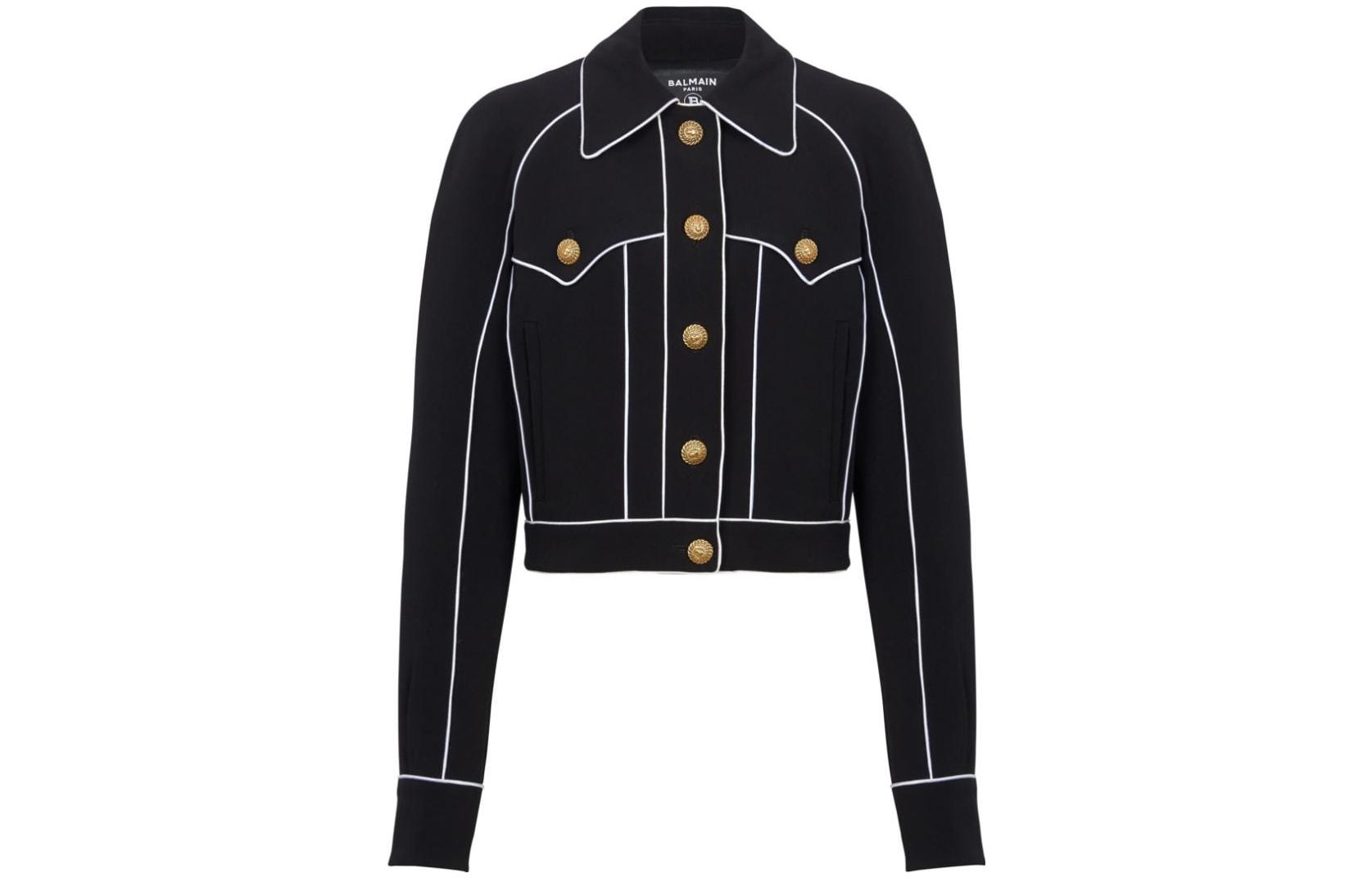 Женская куртка BALMAIN BALMAIN Logo (черная)