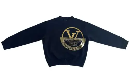 LOUIS VUITTON Pre Owned 2010s Circle logo Sweatshirt