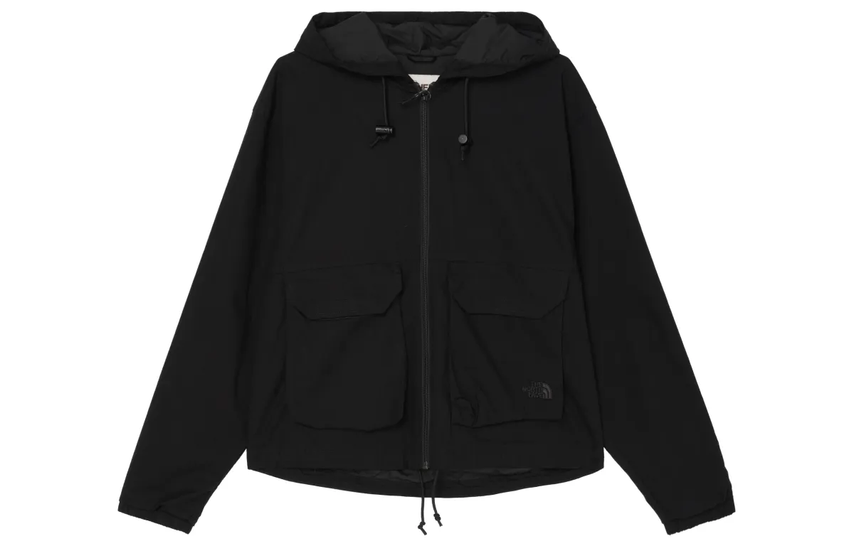 THE NORTH FACE Sweatshirts Women's Black Hooded Moderate Cardigan