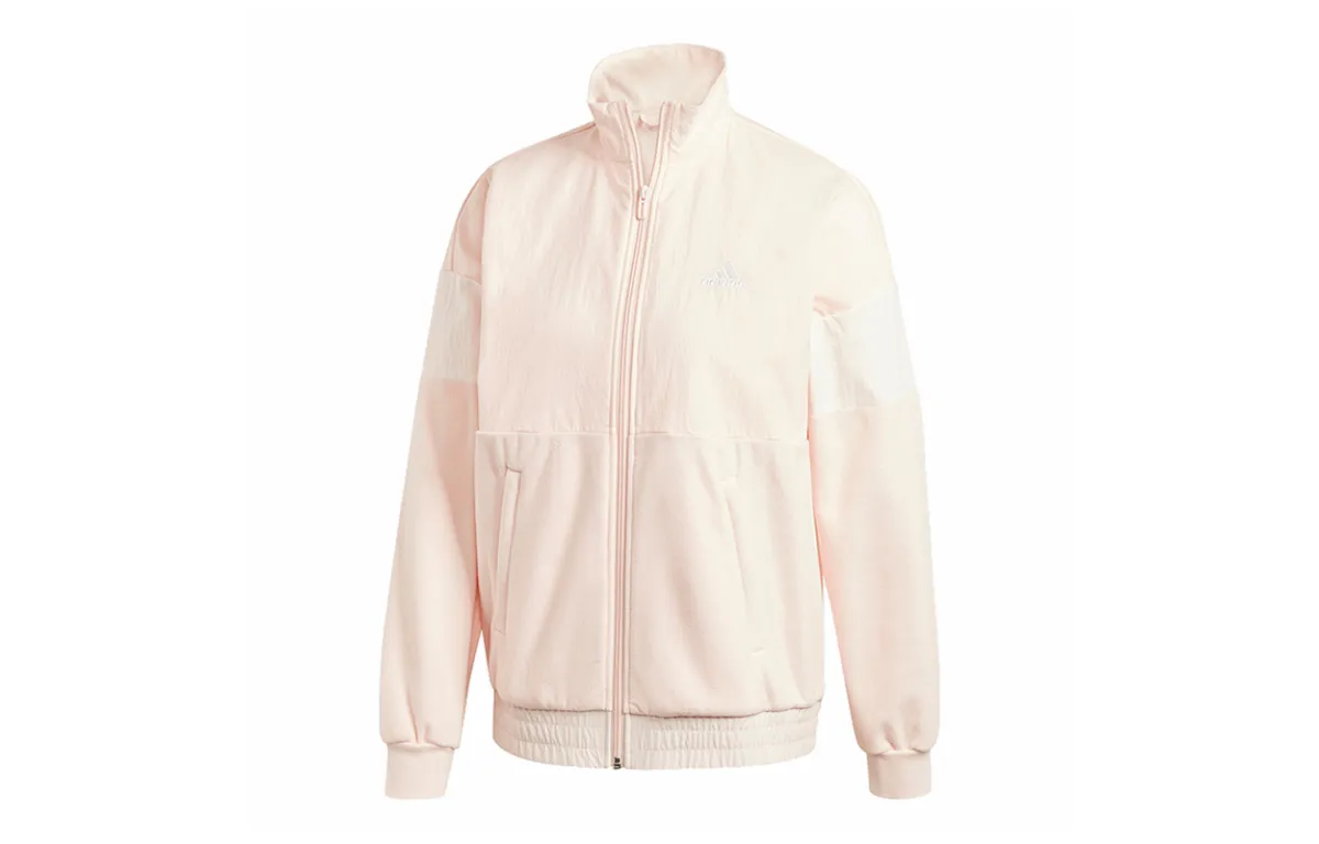 Adidas Jackets Women's Pink Stand Collar Moderate Other