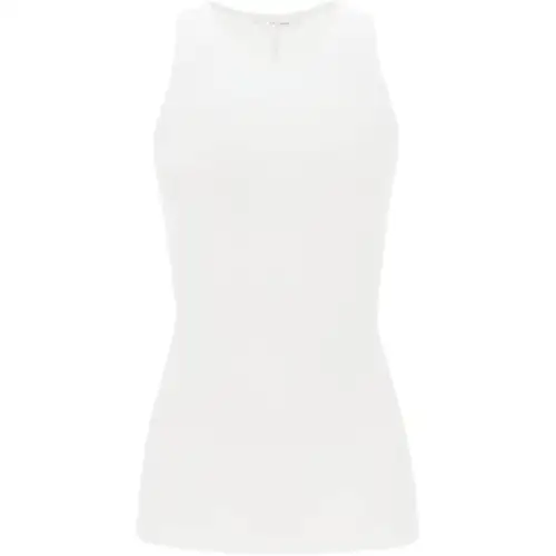THE ROW T Shirts Women's White Crew Neck Moderate Straight Fit