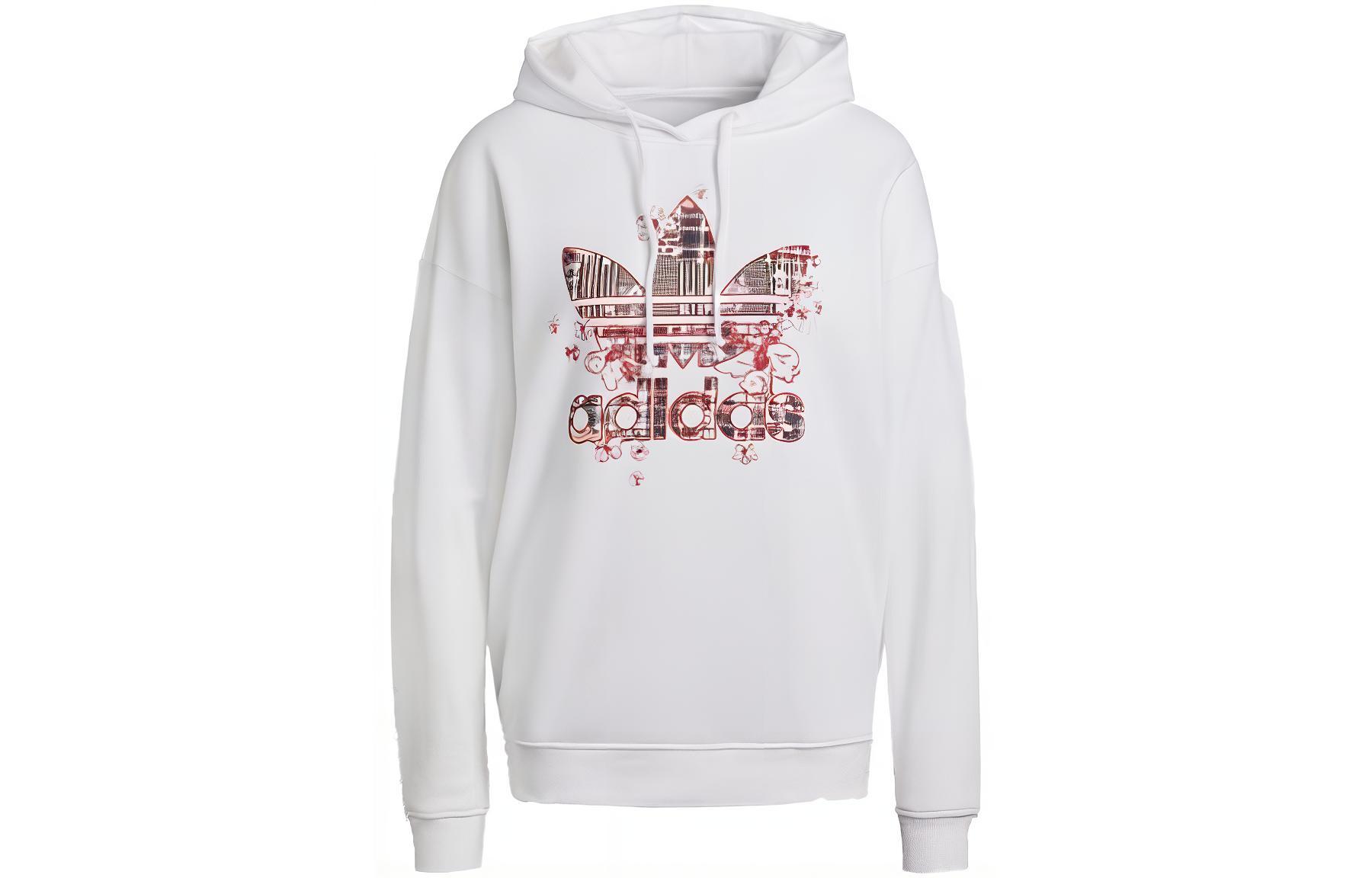 Женское худи adidas originals (белое)