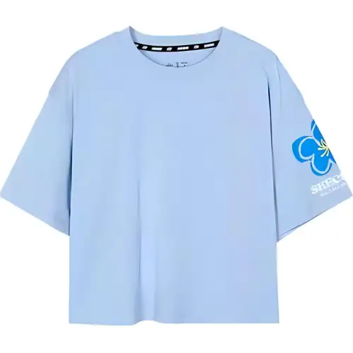 Skechers T Shirt Women's Cashmere Blue