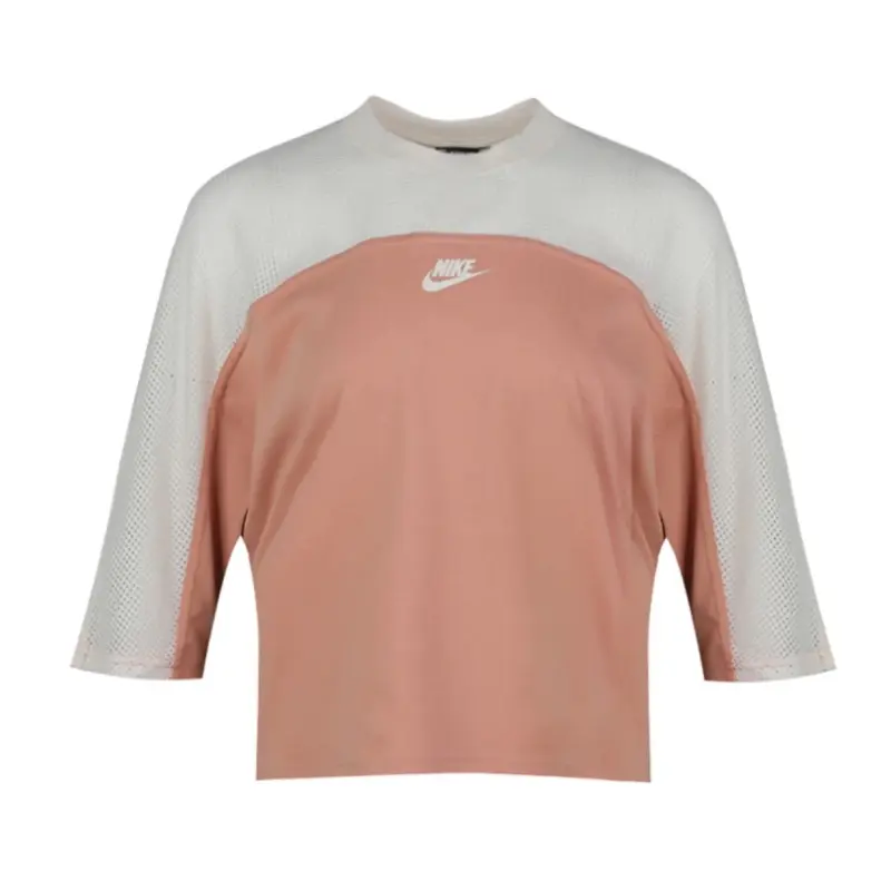 Nike Sweatshirts Women's Pink Crew Neck Moderate Regular
