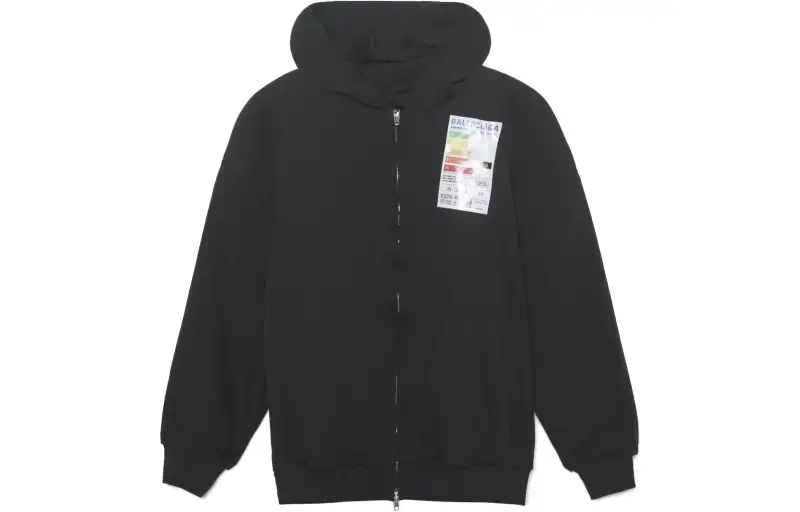 Balenciaga Energy Patch Zipped Hoodie