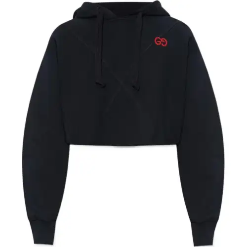 GUCCI 2010s Cropped Hoodie