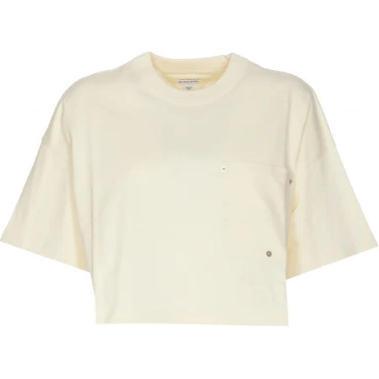 Bottega Veneta Cropped Crewneck T Shirt
