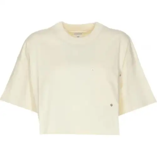 Bottega Veneta Cropped Crewneck T Shirt