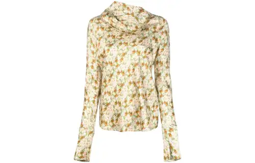 Golden Goose Abstract Print Blouse