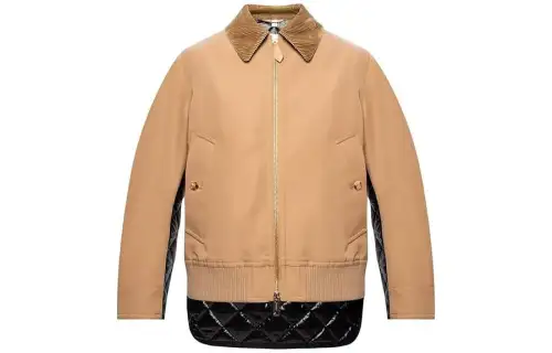 Burberry Jackets Women's Brown Lapel Moderate Other