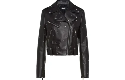 MIU MIU Jackets Women's Black Lapel Moderate Other