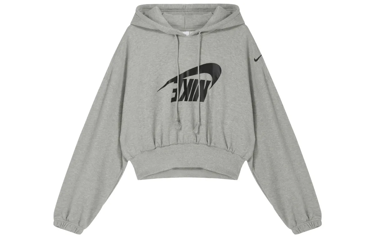 Nike Sportswear Women's Oversized Cropped French Terry Pullover Hoodie