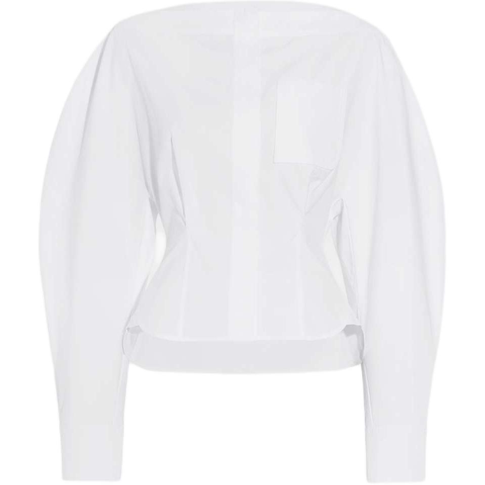 Jacquemus La Chemise Barco Boat Neck Shirt