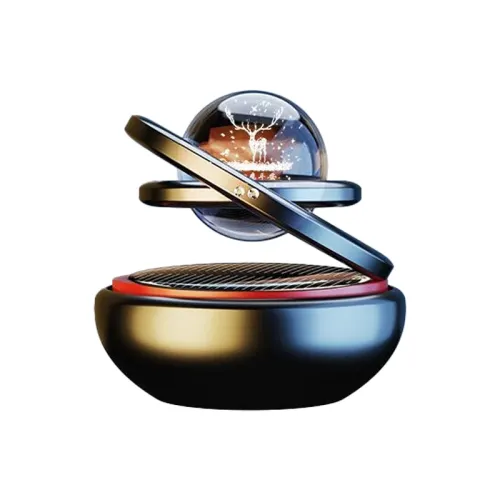 Rotating perfume solar-powered for auto, universal aromatherapy, aluminum alloy