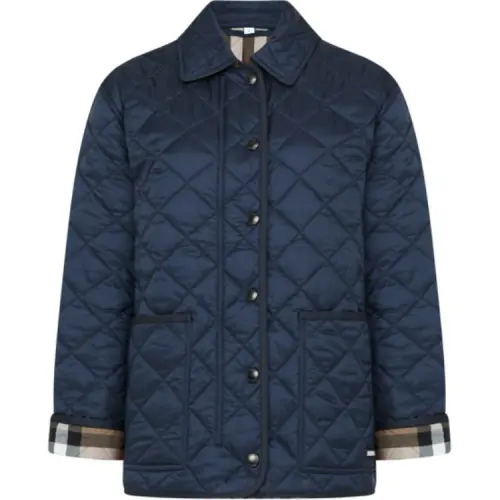 Burberry Jackets & Coats Women's Marine Blue